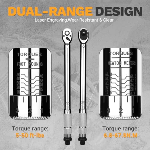 DEKOPRO 3/8-Inch Click Torque Wrench