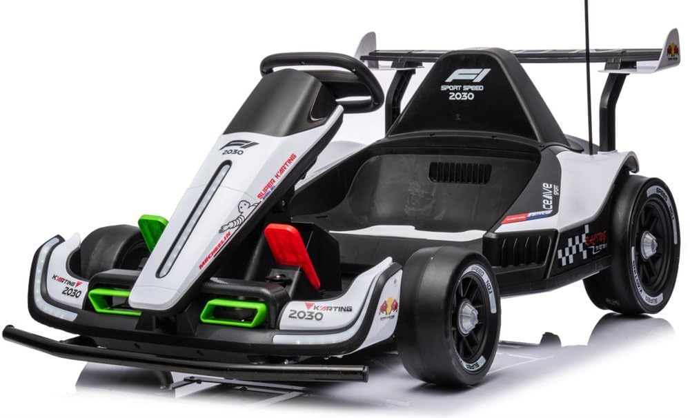 Formula2 Gokart 24V Drift 15 km/h, para niños de más de 4 años