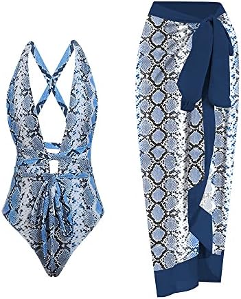 Morbuy Badpak Top Langer voor Vrouwen Rok, Zomer Vintage