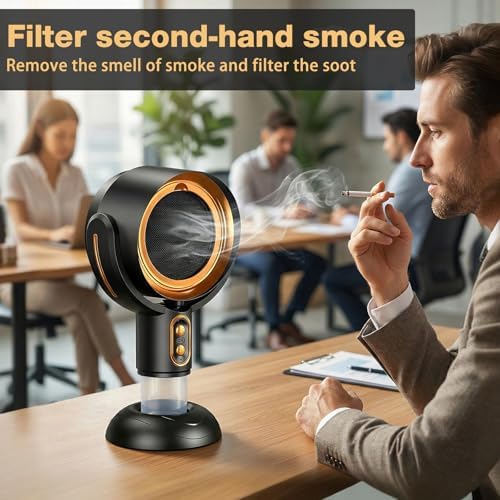 Portable Range Hood - Removable And Washable Filter, Kitchen Exhaust Fan Desktop Ventilation Fan For Kitchen for Indoor BBQ, Hot Pot - 4