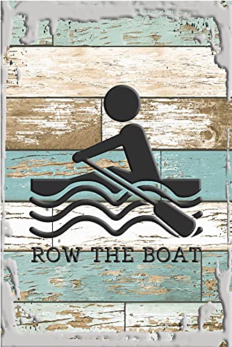 Mnk Row The Boat Water Rowing Sports Oar Racing White Wall Art Decor Funny Gift #TOP7