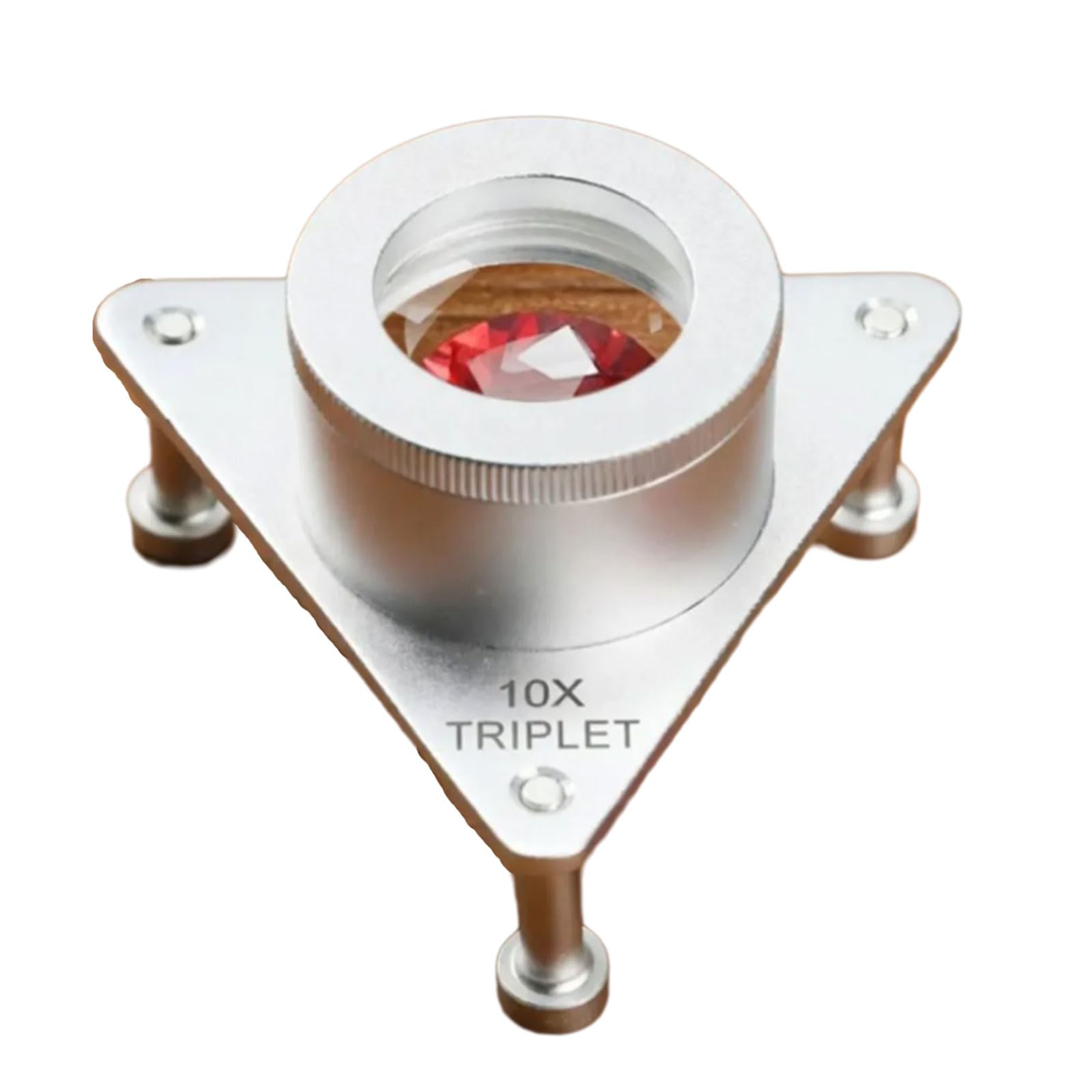 Lasting 10X Visual Device with Metal for Detailed Viewing Activities Sturdy Tripod Magnifier