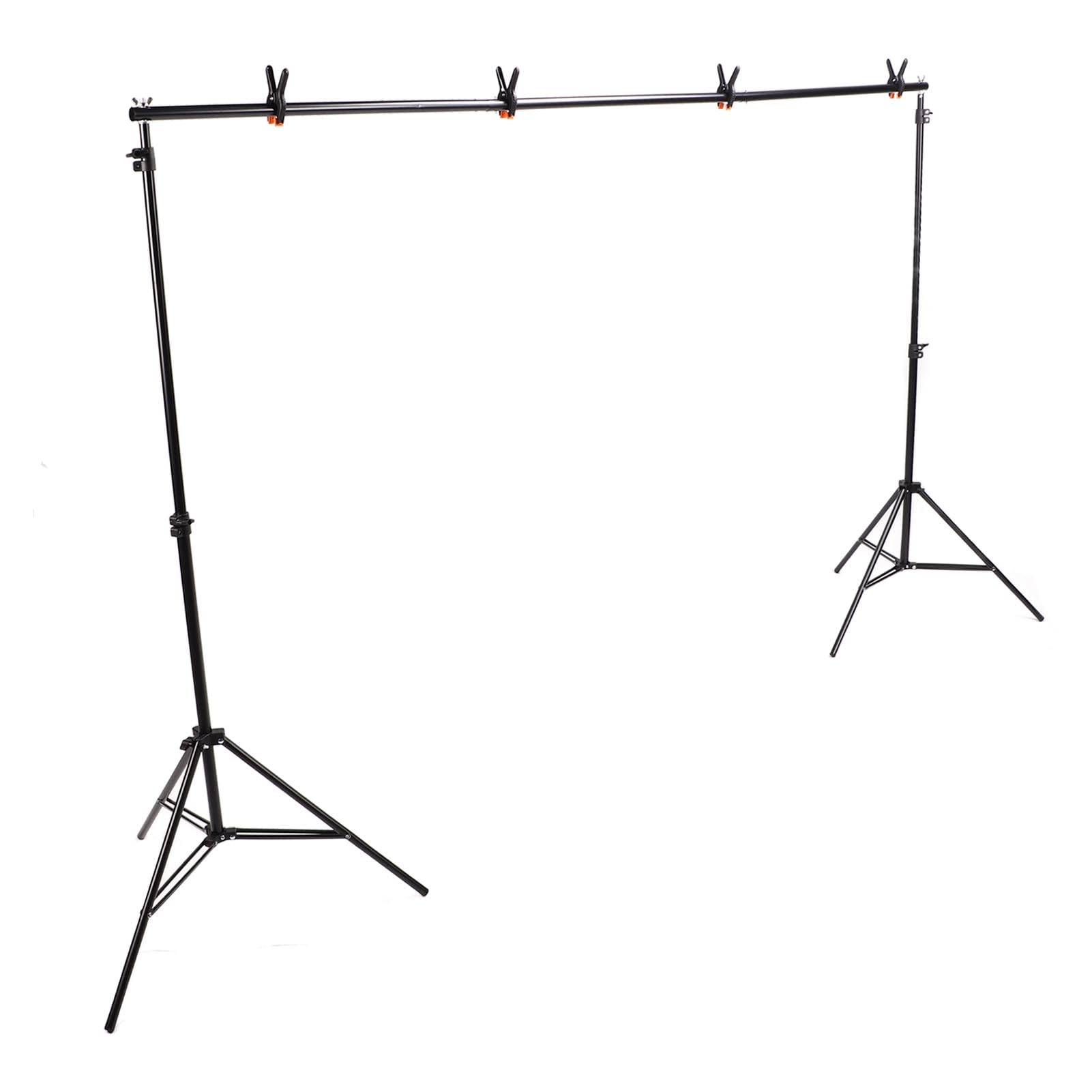 Kit de Soporte para Fondo Fotográfico, Soporte Ajustable de Aleación de Aluminio para Fotografía de Estudio y Retratos de 70 a 200cm