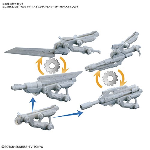 Bandai Spinning Blaster Model Kit Gundam Build Divers miniatura 7