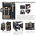 TRANSON Art Portfolio Case Artist Backpack Canvas Bag Large 26” x 19.5” Black