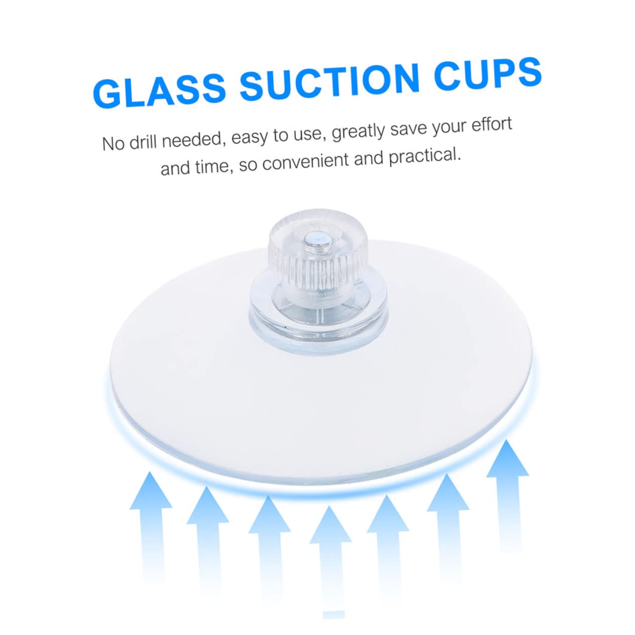 Tofficu 4 Set Cuscinetto Di Aspirazione Anti-slip Ganci Per Tazze Piccole Ventose Tazza Rimovibile Gancio Pesante Cucina Ventosa Per Ventose Per Finestre Pvc Trasparente 10 Pezzi*4