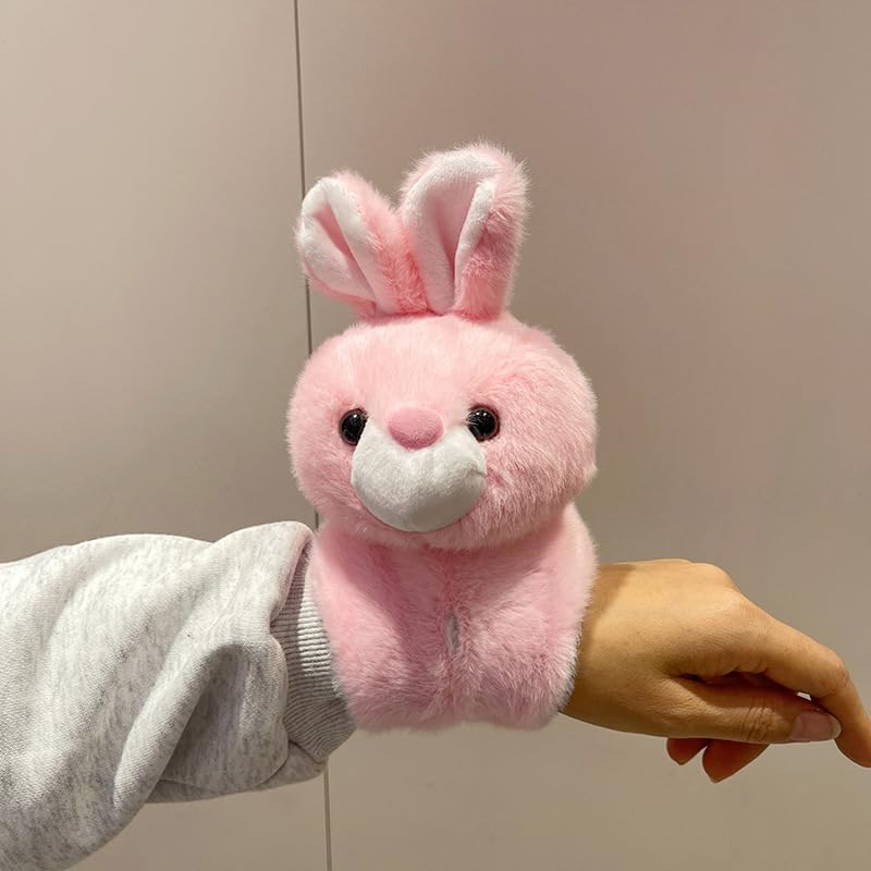 Image of Kids Soft Animal Stuffed Toy Slap Bands Wristbands | Cute Plush Wearable Toy Bracelet for Girls and Boys | Birthday Party Favors, Return Gifts, Stocking Stuffers