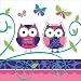 16-Count Paper Lunch Napkins, Owl Pal