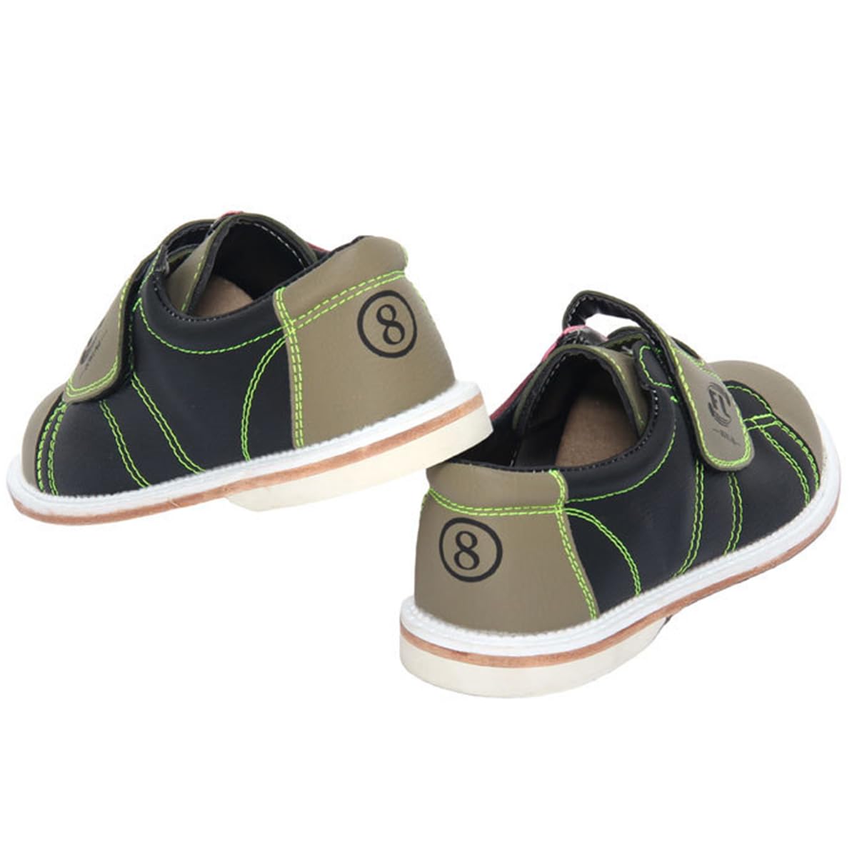 Herren Bowlingschuhe Leder Leichte Mode Bequeme Bowlingschuhe rutschfest Atmungsaktiv Gleitsohle Rechtshänder