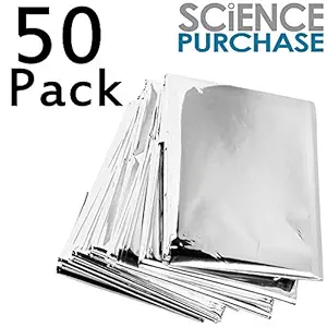Emergency Mylar Thermal Blankets Super Pack Size (Pack of 50)