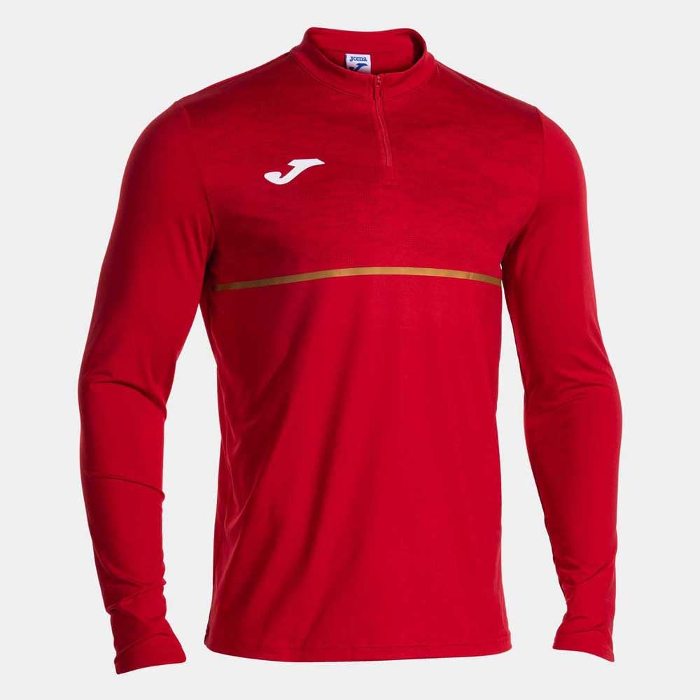 Joma Sweat-Shirt Homme, Demi-Zip, XS à 3XL, Manches Longues, Tissu Thermique Doux, idéal pour Les climats Frais et Les activités de Plein air, Record III