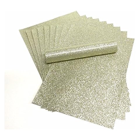 A4 Light Gold Glitter Paper Pack of 20 Cover