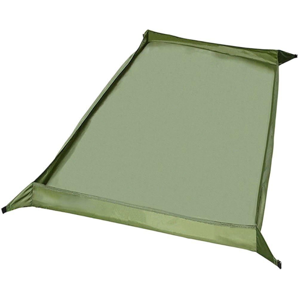 Fituenly Waterproof Camping Tarp, Portable Tent Groundsheet with Elastic Corners, Oxford Fabric Mat for Outdoor Picnics, Sand & Bug Protection