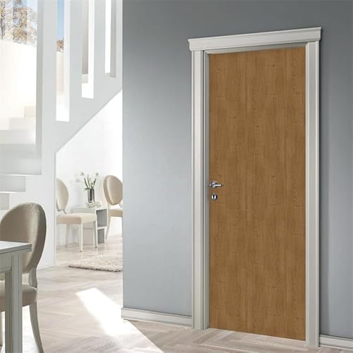 Door Stickers for Interior Doors Wood Grain 3D Door Mural Sticker, Removable PVC Self-Adhesive Door Murals for Home Decoration, Door Stickers Wall Decoration