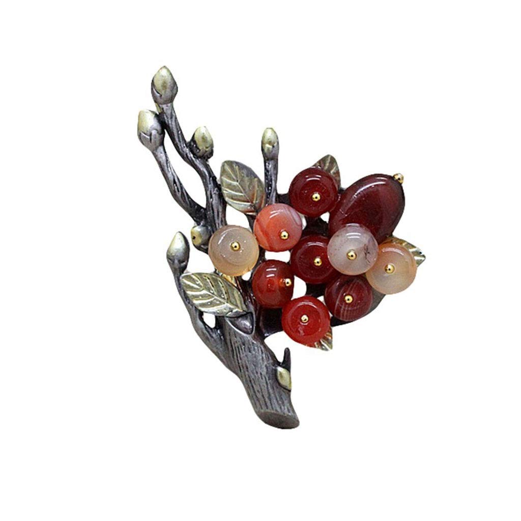 WXKAGF Brosche Damen-Broschen – modische Kristall-Frucht-Pin-Brosche, Damen-Kleidung, Dekoration