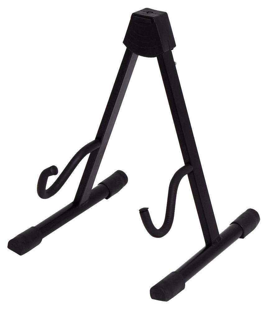 GewaBSX A-Style Gitarrenständer (43 cm hoch, Breite verstellbar) für E-Gitarre/E-Bass