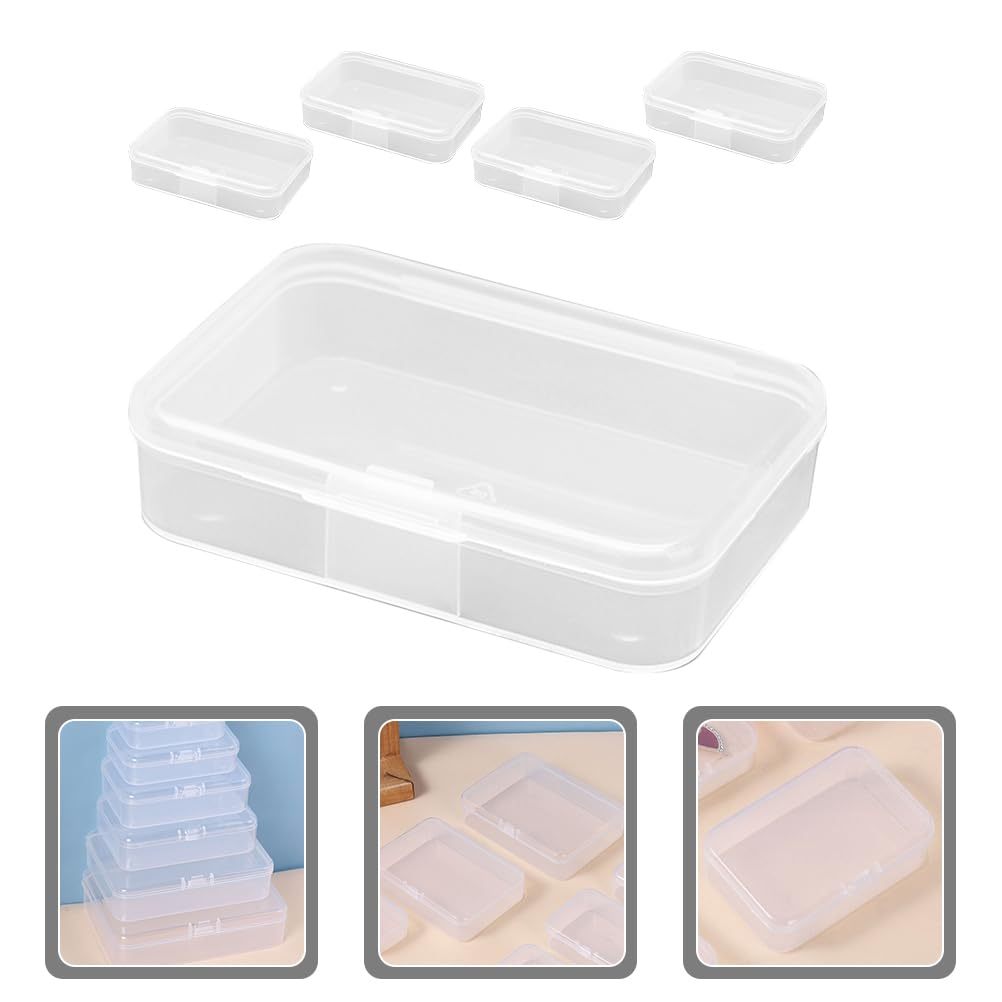 透明プラスチック収納ボックス5つ専用 Amazon.co.jp: ミニプラスチックボックス 6個 5インチ x 3インチ x 1.8