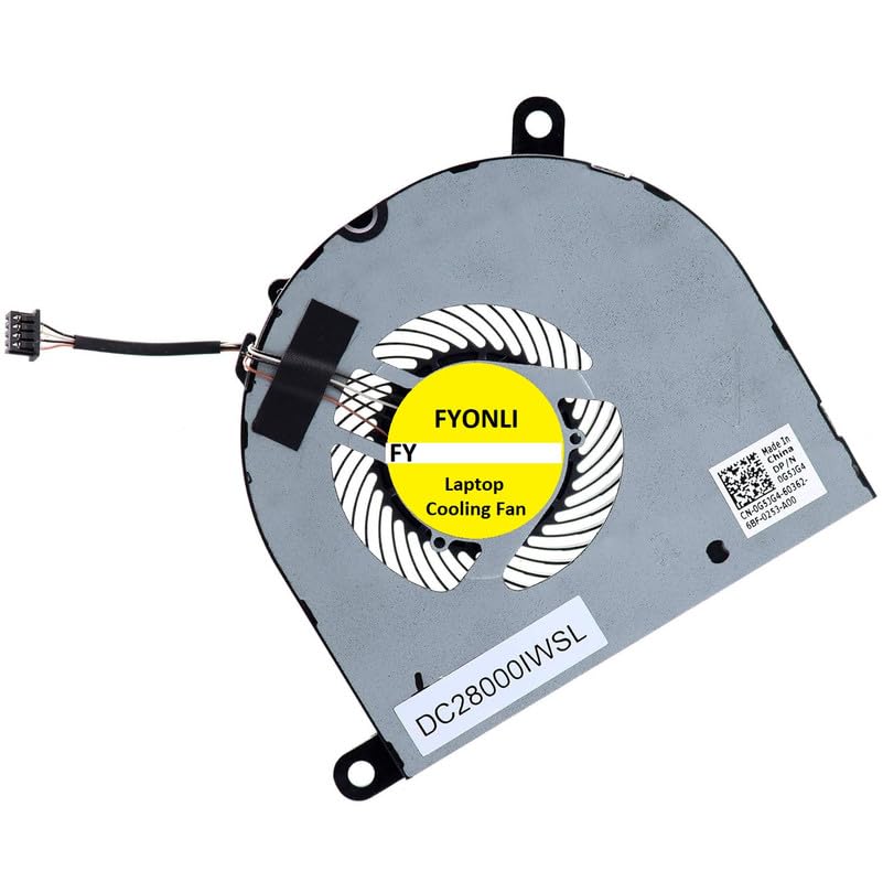 FYONLI New CPU fan for Dell Latitude 5490 p/n DC28000IXSL 0P5F39 0G5JG4 (B0CY56436D) Amazon Price History, Amazon Price Tracker