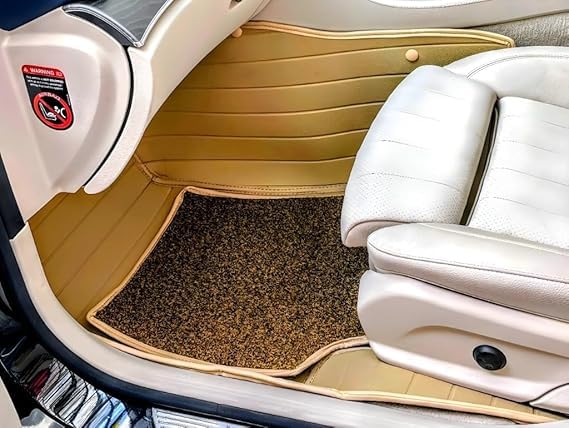 Image of 10D Car Foot Mat for Maruti Suzuki S-Cross (2012-2018) | Beige
