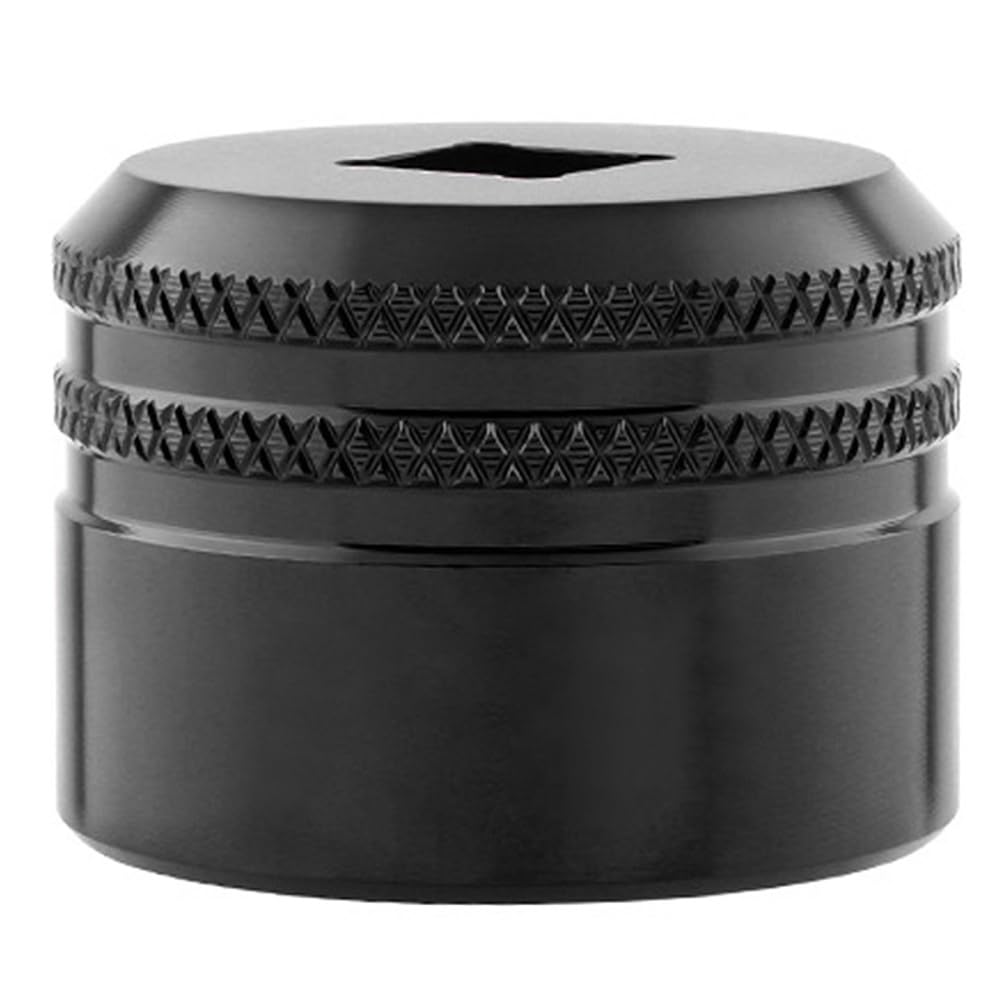 26/32mm Fork Topcap Socket, Aluminium Alloy Chamferless Drive Flat Socket with Ergonomic Design for Sportster Motorcycle