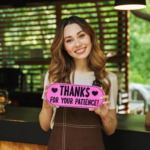 Image of 2pcs New Driver Car Decal, Thanks for Your Patience Student Magnet Driver Sign Student Driver Pink Sticker for New Student Drivers (Student Driver)