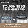 Circulon A1 Series with ScratchDefense Technology Nonstick Induction Pots and Pans, Metal Utensil Safe, Includes Splatter Guard, Slotted Turner and Silicone Trivets, 10 Piece Cookware Set - Champagne #5