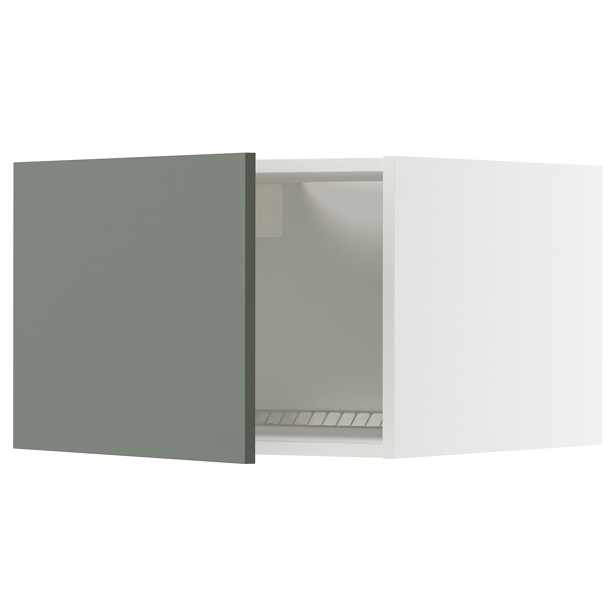 METOD Armoire supérieure gain de place cuisine gris mat Nickebo ProTuning 60x40