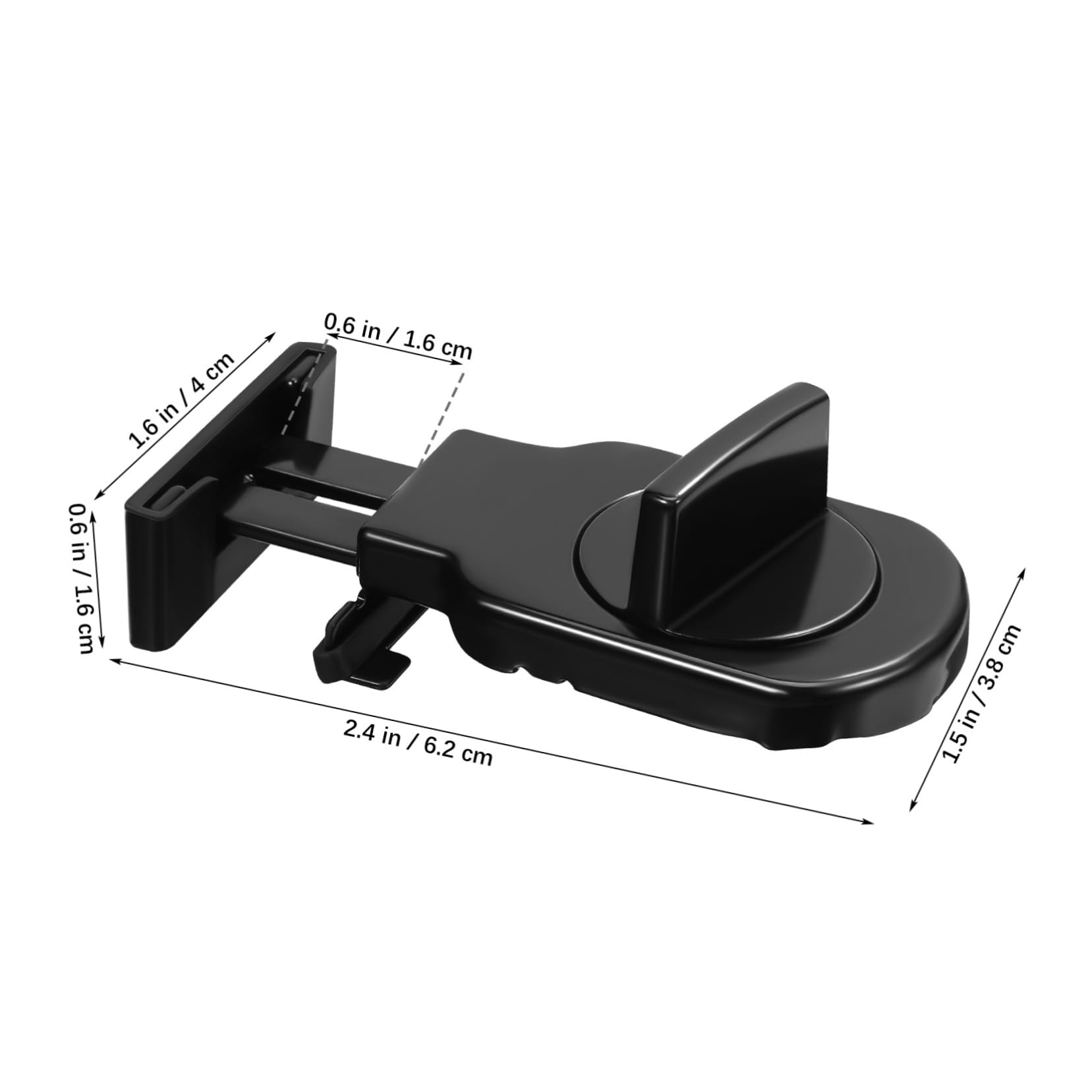 Lurrose 5 Ensembles Serrure De Fenêtre Bloc Depuis Bouchon Verrouillage De Limite De Fenêtre En Brouillon Matériel De Fenêtre Limiteur De Fenêtre Caoutchouc Noir 2 Pièces * 5