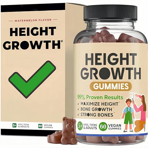 Gummies de croissance enfants et adolescents pour mangeurs difficiles dès 5 ans