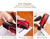 Bostitch Office Epic Metal 3 in 1 Stapler, 25 Sheet Capacity, Includes 210 Staples in Staple Storage Compartment & Integrated Remover, #1