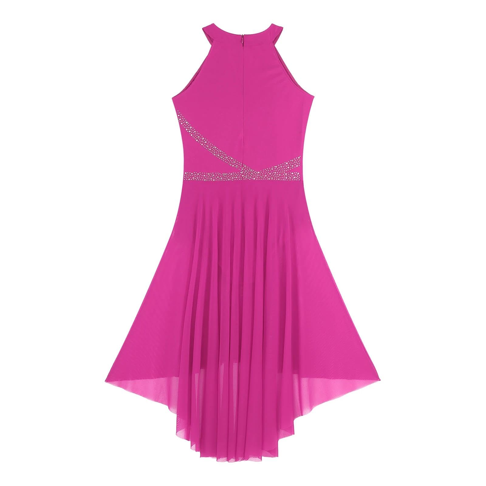 Lingerie Donna Sexy Rinestones Ha Arricciato L'Orlo Asimmetrico da Ballo