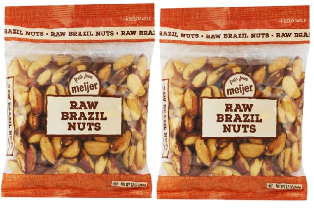 Raw Brazil Nuts (2 Bags, 12 oz. each)