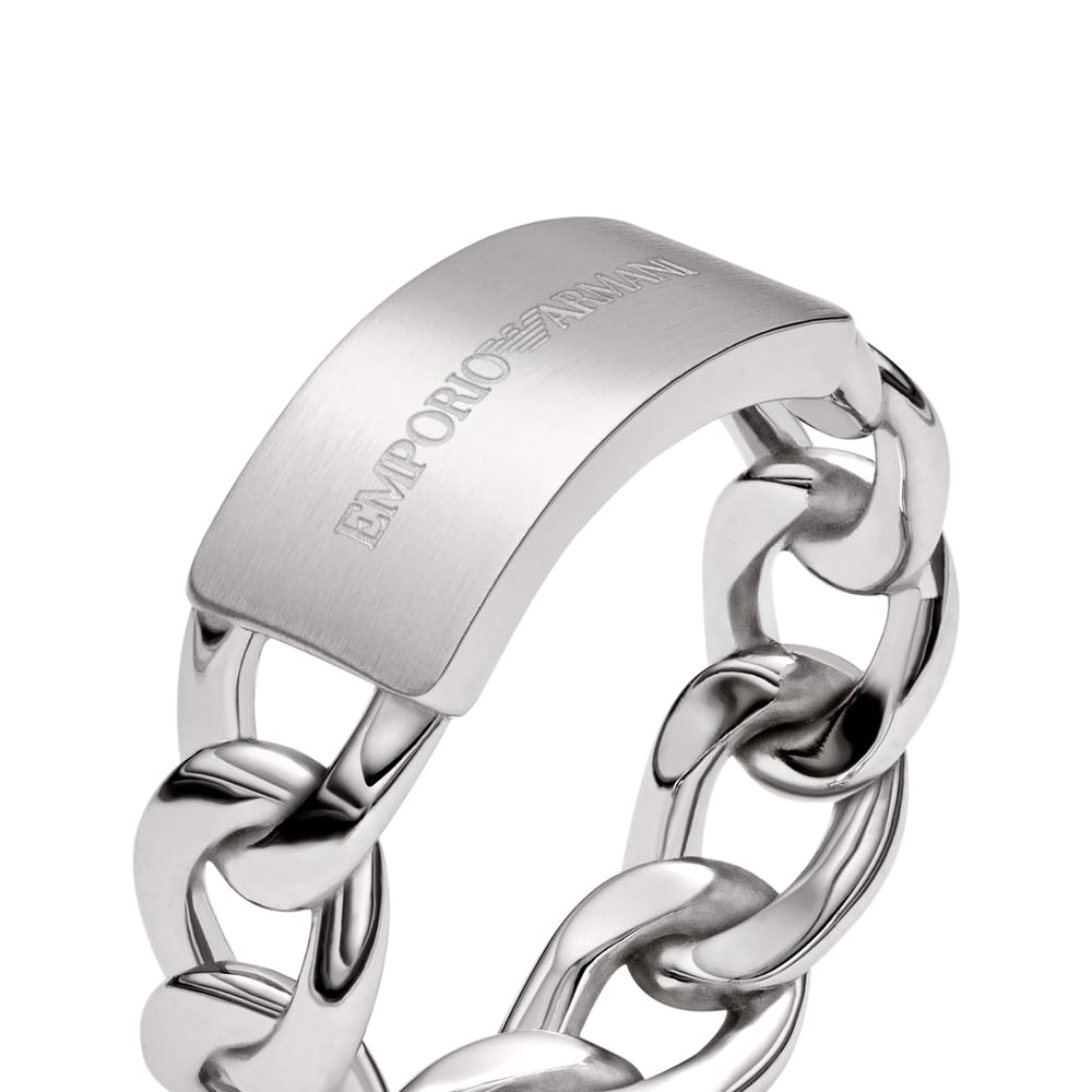 Emporio Armani Herren Silberfarbener Ring, EGS33050409