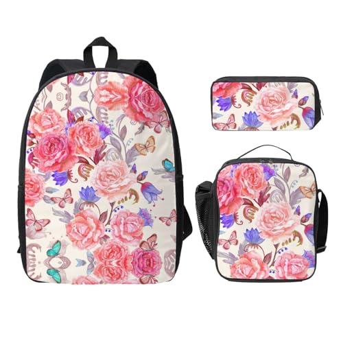 Sac à dos d'école léger à fleurs pour simplifier les journées de classe et de sortie