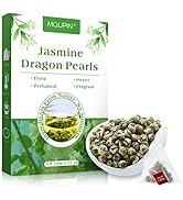 Jasmine Dragon Pearls,MQUPIN Loose Leaf Green Tea 100% Natural Floral Scented Hand Rolled,Jasmine...