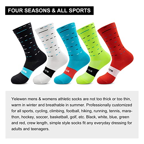 Yelewen 5 Pairs Compression Socks
