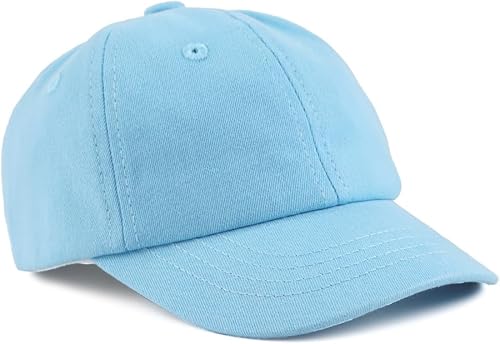Peecabe Gorra de béisbol para niños pequeños, unisex, de algodón, ajustable, para bebés, niños, gorra de béisbol para niñas de 1 a 5 años