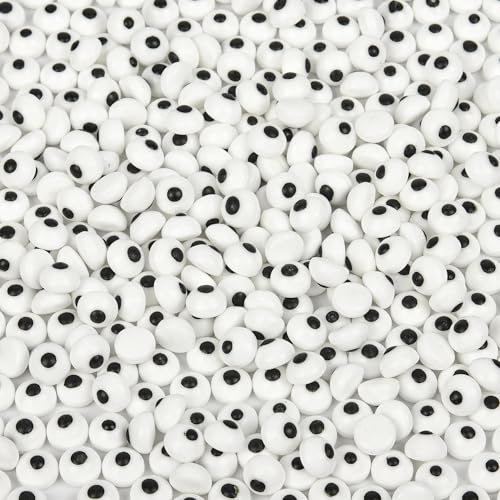 Candy Eyeballs Sprinkles 250 count Edible Eyes for Cake Decorating Cupcake, Cookies, Ice Cream Topper Cake Sprinkles Baking, Perfect for halloween Party, Christmas, New Year’S Eve, Easter (10mm Eyeballs)