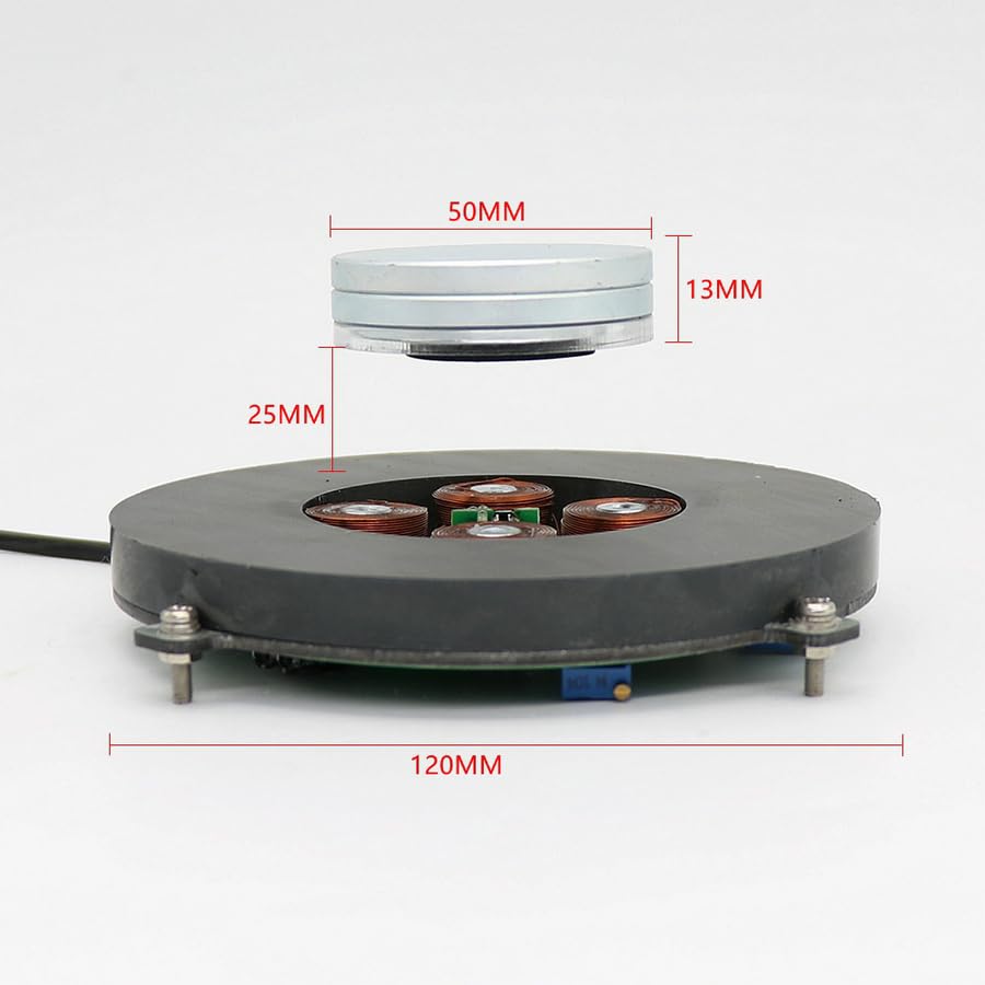 Module de lévitation magnétique DIY Core Kit Max Charge maximale 800 g Plate-forme pour machine à lévitation magnétique avec puissance