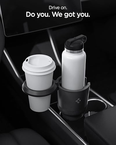 Miniatura 4 de Spigen Hydrohub - Expansor de portavasos ajustable para automóvil (2 en 1) compatible con Hydro Flask, Yeti, Nalgene, botella grande de 3240 onzas,