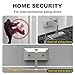 LARIFULL Door Brace/Door Barricade Security Bar Anti-Kick Door to Prevent Entry Robbery/Thieves Fit for Swing Doors