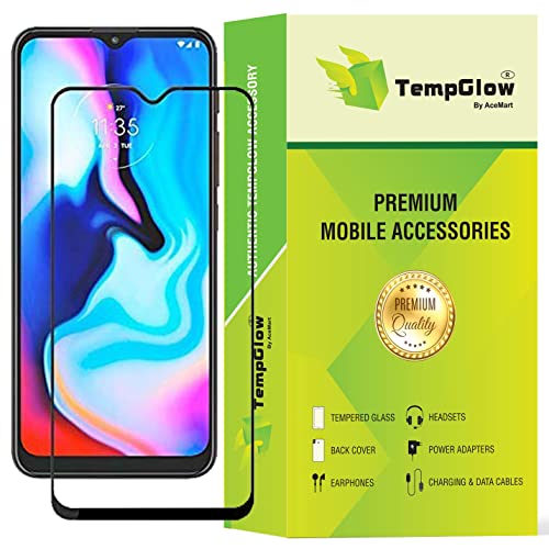 Image of Screen Protector for Motorola Moto G50 (Black) Tempered Glass Edge-to-Edge 6D Screen Guard With Installation Kit