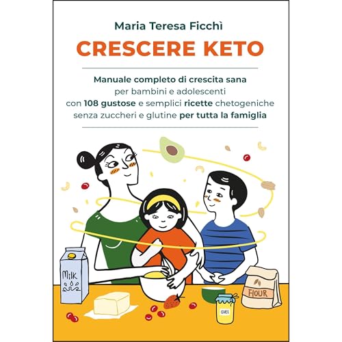 CRESCERE KETO Audiolibro Por Maria Teresa Ficchì arte de portada