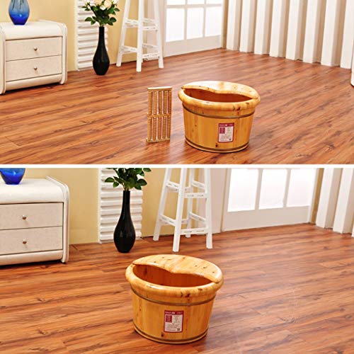 Tina de Madera para Spa de Pies con Cubierta miniatura 4