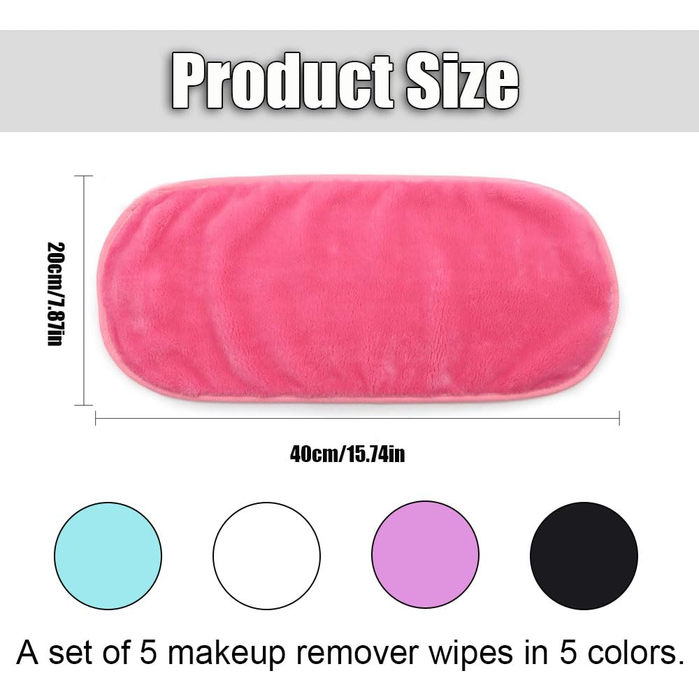 Makeup Remover Cloth, Reusable Makeup Remover Towel Pads - Image 2