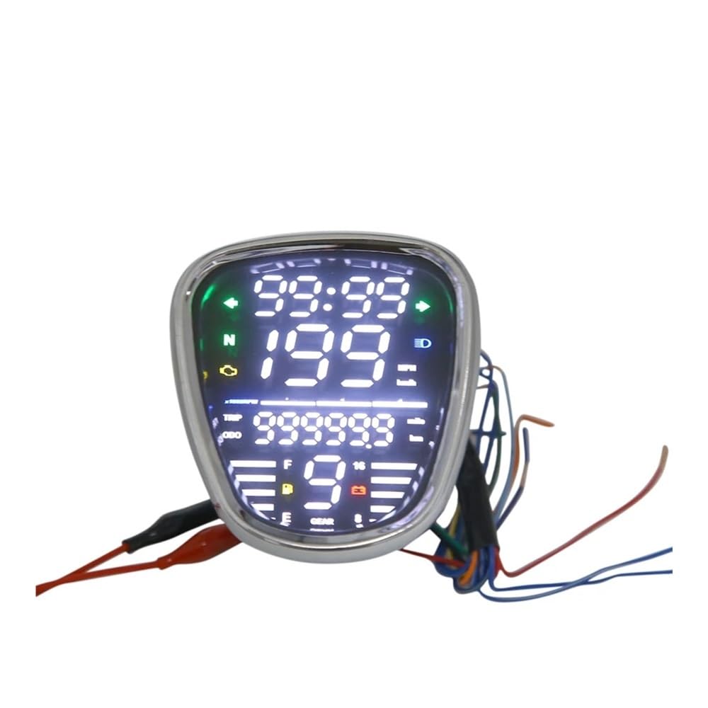 Velocímetro Digital para el conjunto de odómetro y medidor | Aplicación para el conjunto de odómetro y medidor de RPM de motocicletas para C70 C90