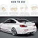 Sylvil 20 PCS Car Arrow Reflective Stickers, Waterproof Safety Warning Sign Reflective Decal, High Night Visibility Reflector Tape for Auto Trunk Rear Bumper Body, Car Accessories (Red)