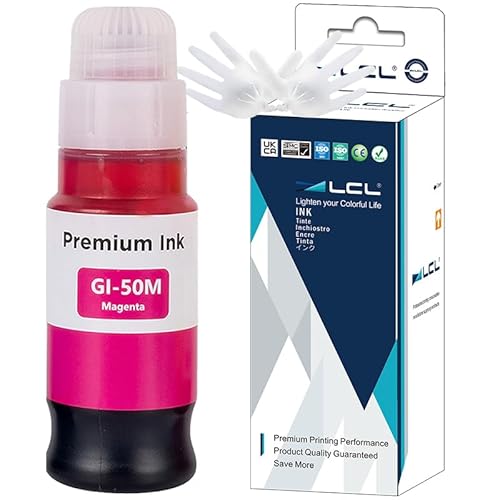 LCL Compatible Ink bottle Compatible for Canon 50 GI-50 GI50 Magenta Ink Bottle Compatible with Canon Pixma GM2050 GM4050 G5050 G6050 G7050 (1 Pack)