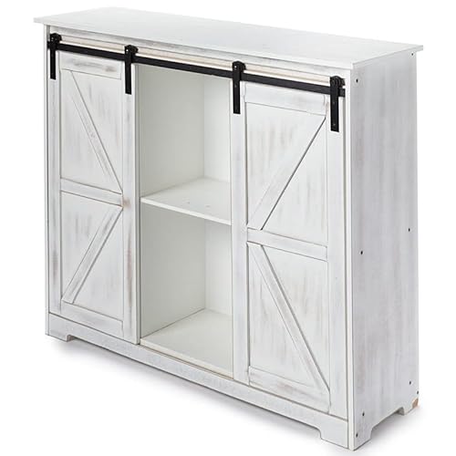 Buffet Cabinet Antique White #TOP2