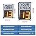 Flashing Solar Powered Led Speed Limit Signs, 20